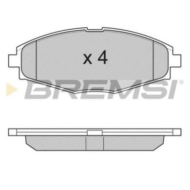 BP2804.JPG Kit Pastiglie Freno Anteriore Chevrolet Matiz Spark Daewoo Lanos Lanos Tre Volumi Matiz Bp2804 01.11.00.40240 S.f. Ak