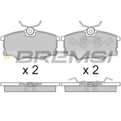 BP2805.JPG Kit Pastiglie Freno Anteriore Opel Corsa B Cassone/coda Spiovente Corsa B Station Wagon Bp2805 16 05 021 S.f. Lucas G