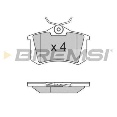 BP2807.JPG Kit Pastiglie Freno Posteriore Audi A2 (8z0) Bp2807 191 698 451 S.f. Lucas Girling Bremsi