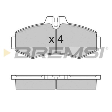 BP2821.JPG Kit Pastiglie Freno Anteriore Mercedes-benz Sprinter 2-t Furgonato (b901 B902) Bp2821 000 421 41 10 10 S.f. Perrot Br