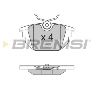 BP2850.JPG Kit Pastiglie Freno Posteriore Alfa Romeo 145 (930) Bp2850 5028740034814 S.f. Lucas Girling Bremsi