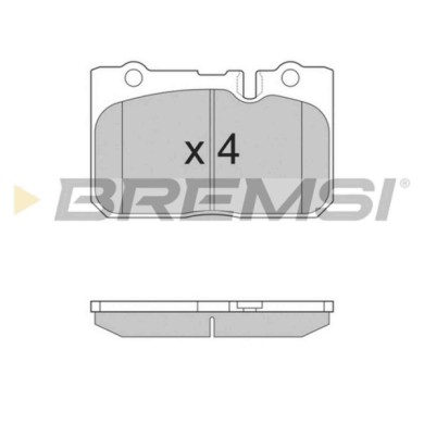 BP2858.JPG Kit Pastiglie Freno Anteriore Lexus Ls Nissan Almera Tino Primera Primera Hatchback Primera Station Wagon Bp2858 4465