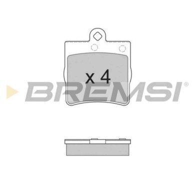 BP2861.JPG Kit Pastiglie Freno Posteriore Chrysler Crossfire Roadster Bp2861 05126300aa S.f. Ate Bremsi