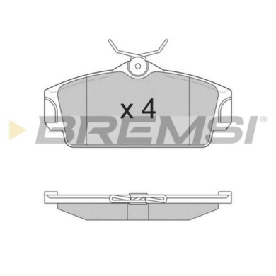 BP2862.JPG Kit Pastiglie Freno Anteriore Nissan Almera Ii (n16) Bp2862 41060-2f028 S.f. Lucas Girling Bremsi
