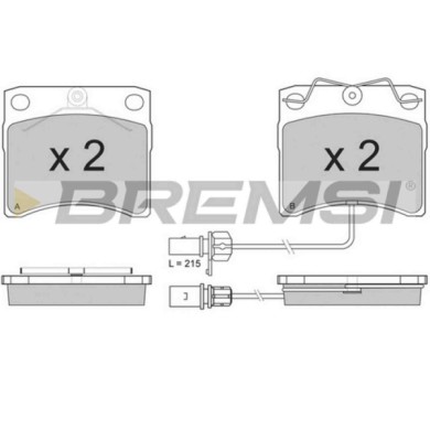 BP2869.JPG Kit Pastiglie Freno Anteriore Volkswagen Transporter T4 Furgonato (70a 70h 7da 7dh) Bp2869 7d0698151c S.f. Lucas Girl