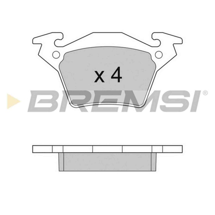 BP2880.JPG Kit Pastiglie Freno Posteriore Mercedes-benz Classe V Vito Autobus Vito Furgonato Bp2880 000 421 42 10 S.f. Bosch Bre