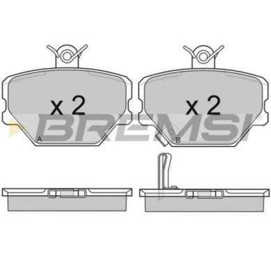 BP2881.JPG Kit Pastiglie Freno Anteriore Smart Cabrio (450) Bp2881 0001431-v00-2000000 S.f. Bosch Bremsi