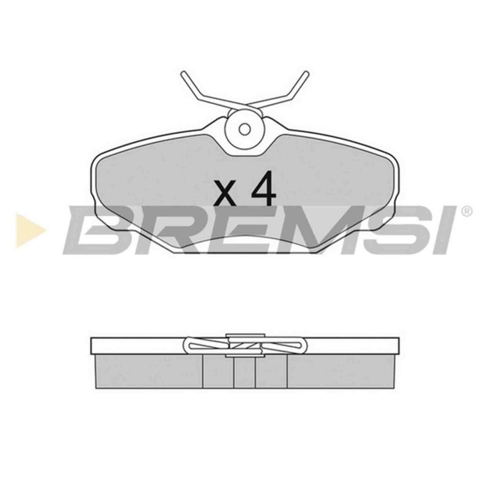 BP2884.JPG Kit Pastiglie Freno Posteriore Ford Usa Taurus Taurus Wagon Bp2884 1u2z-2v200-pa S.f. Lucas Girling Bremsi