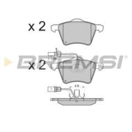 BP2900.JPG Kit Pastiglie Freno Anteriore Ford Galaxy Seat Alhambra Volkswagen Sharan Bp2900 1 201 124 Con Contatto Segnalazione 