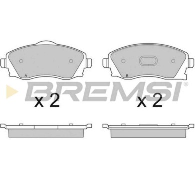 BP2915.JPG Kit Pastiglie Freno Anteriore Opel Corsa C Corsa C Cassone/coda Spiovente Bp2915 93 370 275 S.f. Lucas Girling Bremsi
