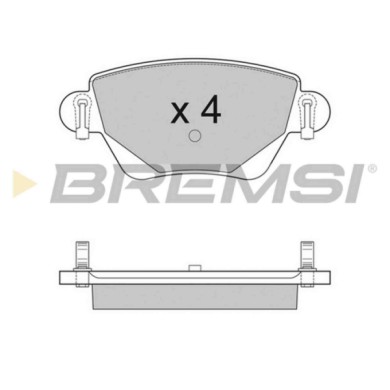 BP2927.JPG Kit Pastiglie Freno Posteriore Ford Mondeo Iii (b5y) Bp2927 1 152 316 S.f. Bosch Bremsi