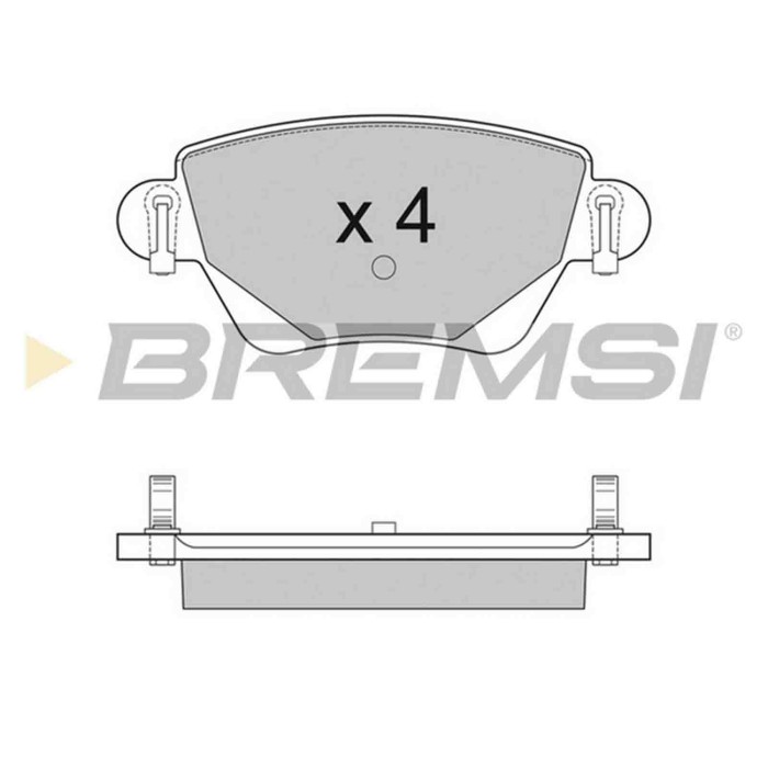 BP2927.JPG Kit Pastiglie Freno Posteriore Ford Mondeo Iii (b5y) Bp2927 1 152 316 S.f. Bosch Bremsi