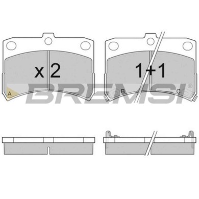 BP2929.JPG Kit Pastiglie Freno Anteriore Daihatsu Cuore V Bp2929 04491-97202 S.f. Sumitomo Bremsi
