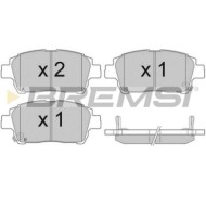 BP2931.JPG Kit Pastiglie Freno Anteriore Toyota Celica Coupú (t23) Bp2931 04465-17100 S.f. Akebono Bremsi