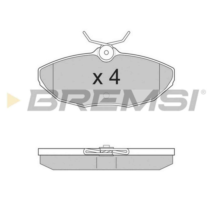BP2934.JPG Kit Pastiglie Freno Posteriore Daimler Super Eight Jaguar S-type Xj Lincoln Ls Bp2934 S.f. Trw Bremsi