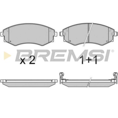BP2941.JPG Kit Pastiglie Freno Anteriore Ssangyong Korando (kj) Bp2941 48130-05000 S.f. Sumitomo Bremsi