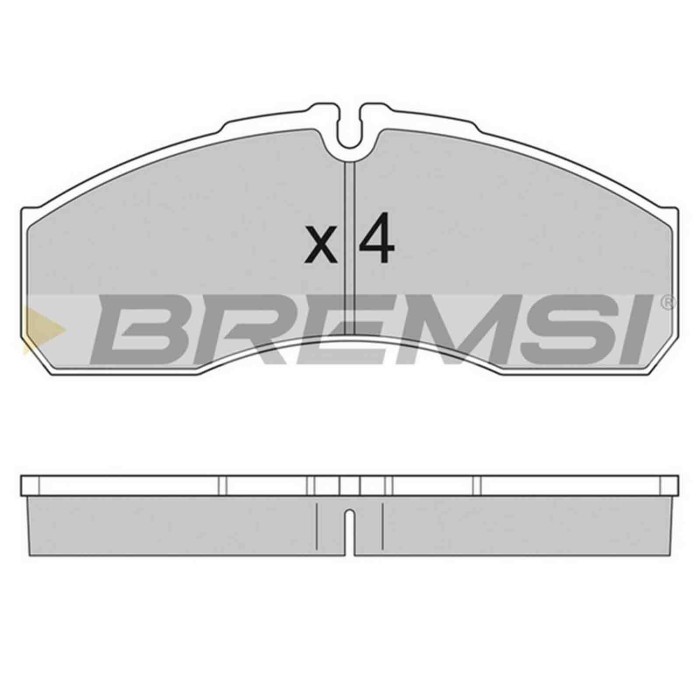 BP2952.JPG Kit Pastiglie Freno Anteriore Iveco Daily Iii Furgonato Bp2952 299 5632 S.f. Brembo Bremsi
