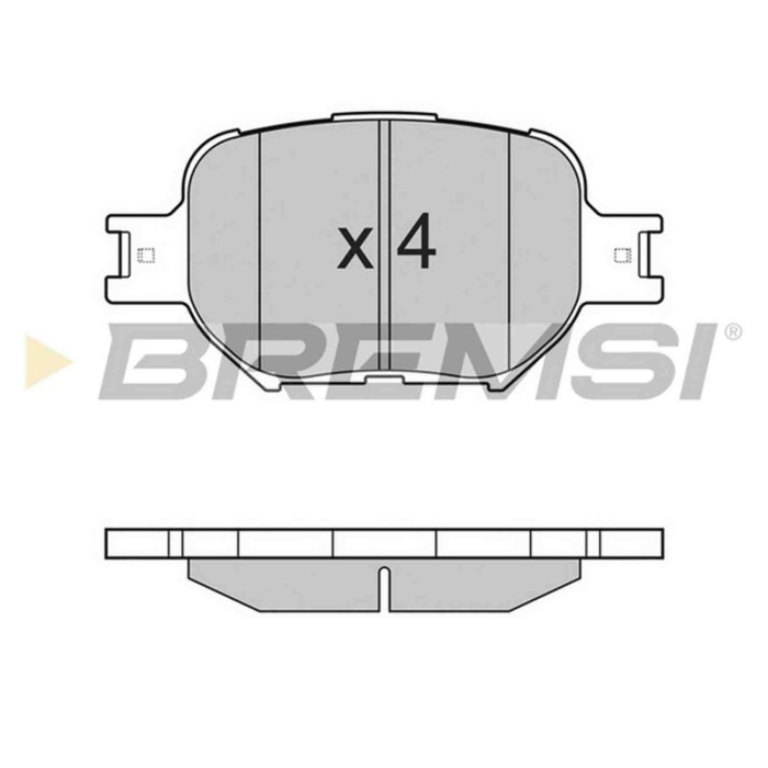 BP2963.JPG Kit Pastiglie Freno Anteriore Toyota Celica Corolla Corolla Station Wagon Corolla Tre Volumi Corolla Verso Bp2963 044