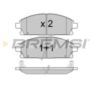 BP2968.JPG Kit Pastiglie Freno Anteriore Infiniti Q45 Ii Q45 I Qx4 Nissan Pathfinder Ii X-trail Bp2968 41060-3h085 S.f. Sumitomo