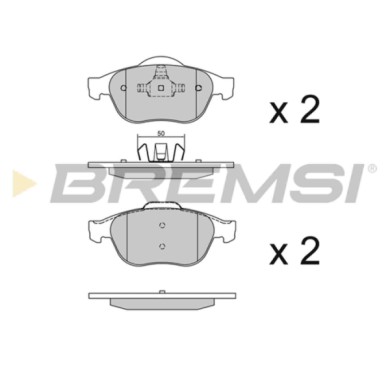 BP2970.JPG Kit Pastiglie Freno Anteriore Renault Laguna Ii Laguna Ii Grandtour Scúnic I Mpv/space Wagon Bp2970 41 06 076 13r S.f