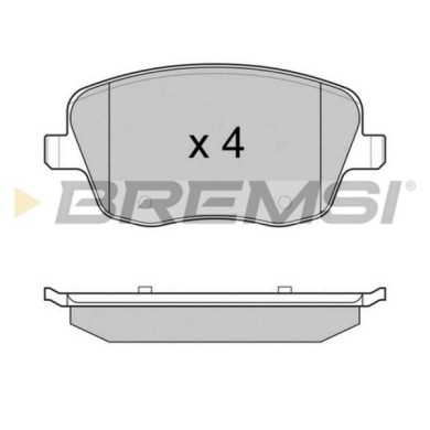 BP2973.JPG Kit Pastiglie Freno Anteriore Seat Cordoba (6l2) Bp2973 6q0 698 151 A S.f. Lucas Girling Bremsi