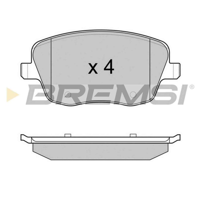 BP2973.JPG Kit Pastiglie Freno Anteriore Seat Cordoba (6l2) Bp2973 6q0 698 151 A S.f. Lucas Girling Bremsi