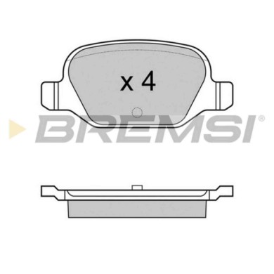 BP2974.JPG Kit Pastiglie Freno Posteriore Fiat 500 (312) Bp2974 7 175 298 8 S.f. Lucas Girling Bremsi