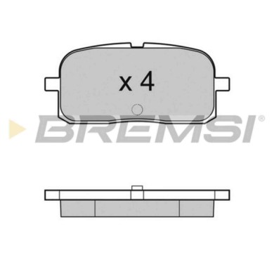 BP2988.JPG Kit Pastiglie Freno Posteriore Toyota Paseo Coupú Bp2988 04466-18010 S.f. Sumitomo Bremsi