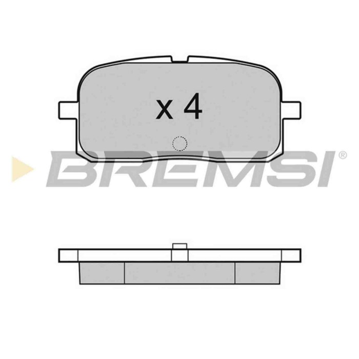 BP2988.JPG Kit Pastiglie Freno Posteriore Toyota Paseo Coupú Bp2988 04466-18010 S.f. Sumitomo Bremsi