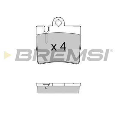 BP2999.JPG Kit Pastiglie Freno Posteriore Mercedes-benz Classe S Classe S Coupú Bp2999 003 420 06 20 S.f. Ate Bremsi