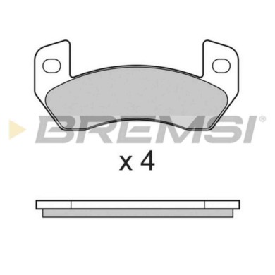 BP3003.JPG Kit Pastiglie Freno Posteriore Ligier Ambra Bp3003 Microcar S.f. Ligier Bremsi