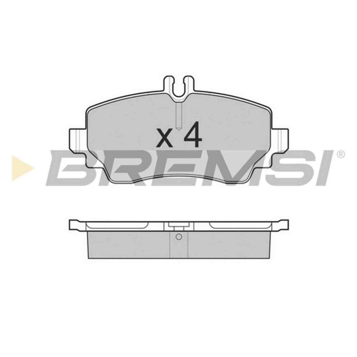 BP3015.JPG Kit Pastiglie Freno Anteriore Mercedes-benz Vaneo Bp3015 414 420 02 20 S.f. Lucas Girling Bremsi
