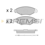 BP3019.JPG Kit Pastiglie Freno Anteriore Nissan Kubistar Furgonato Renault Kangoo Kangoo Express Bp3019 41060-00q0a S.f. Bosch B