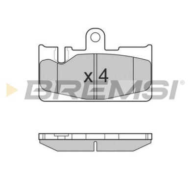 BP3022.JPG Kit Pastiglie Freno Posteriore Lexus Ls Bp3022 04466-50090 S.f. Sumitomo Bremsi