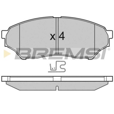 BP3036.JPG Kit Pastiglie Freno Anteriore Mitsubishi Pajero Pinin Bp3036 Ca 350 011 S.f. Sumitomo Bremsi
