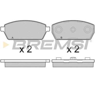 BP3047.JPG Kit Pastiglie Freno Anteriore Suzuki Carry Furgonato Super Carry Autobus Bp3047 55200-50fa0 S.f. Akebono Bremsi