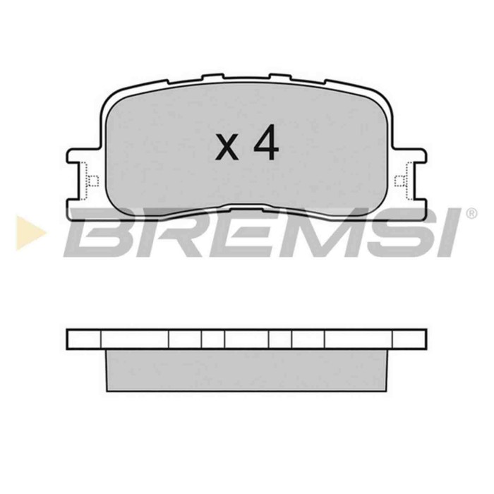 BP3060.JPG Kit Pastiglie Freno Posteriore Toyota Camry Tre Volumi Bp3060 04466-06010 S.f. Akebono Bremsi