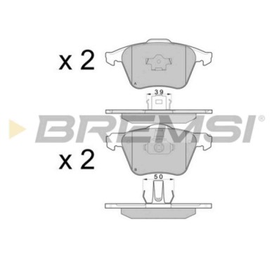 BP3062.JPG Kit Pastiglie Freno Anteriore Volvo Xc90 I S60 I V70 Ii S80 I Bp3062 2 742 85 S.f. Ate Bremsi