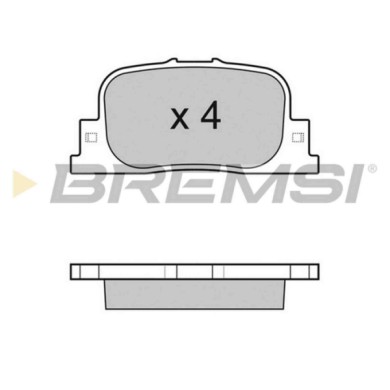 BP3063.JPG Kit Pastiglie Freno Posteriore Toyota Camry Prius 2 Volumi/coda Spiovente Bp3063 04466-32030 S.f. Akebono Bremsi