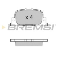 BP3063.JPG Kit Pastiglie Freno Posteriore Toyota Camry Prius 2 Volumi/coda Spiovente Bp3063 04466-32030 S.f. Akebono Bremsi