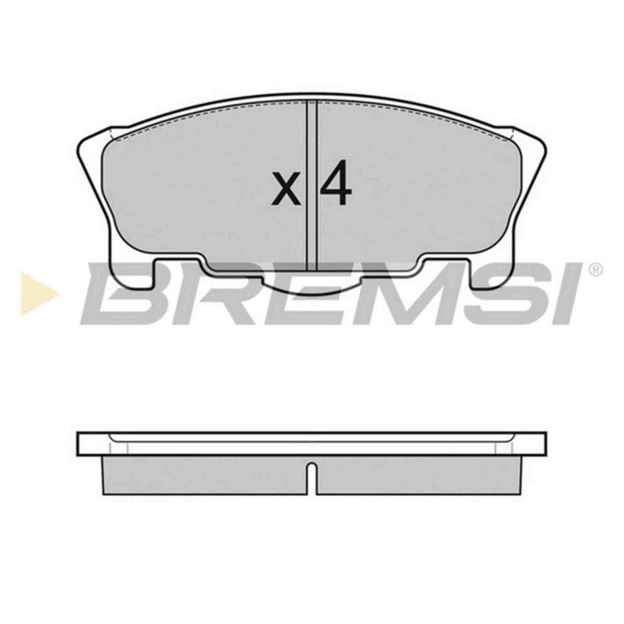 BP3065.JPG Kit Pastiglie Freno Anteriore Daihatsu Move Bp3065 04491-87226 S.f. Akebono Bremsi