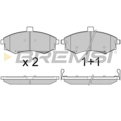 BP3079.JPG Kit Pastiglie Freno Anteriore Hyundai Coupú Elantra Elantra Tre Volumi Matrix Kia Cerato Tre Volumi Bp3079 58101-17a1