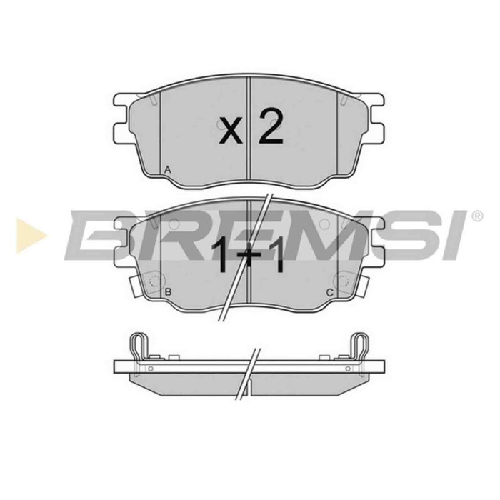 BP3092.JPG Kit Pastiglie Freno Anteriore Mazda 6 Tre Volumi 6 Hatchback 6 Station Wagon Bp3092 G2yd-33-23z S.f. Sumitomo Bremsi
