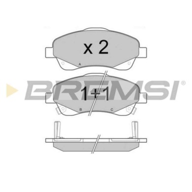 BP3094.JPG Kit Pastiglie Freno Anteriore Toyota Avensis (t25) Bp3094 04465-05050 S.f. Bosch Bremsi