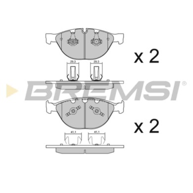 BP3095.JPG Kit Pastiglie Freno Anteriore Bmw 5 (e60) Bp3095 34 11 2 283 365 S.f. Ate Bremsi