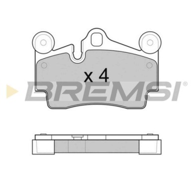 BP3097.JPG Kit Pastiglie Freno Posteriore Audi Q7 Porsche Cayenne Volkswagen Touareg Bp3097 4l0 698 451 D S.f. Brembo Bremsi