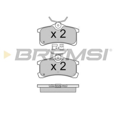 BP3107.JPG Kit Pastiglie Freno Posteriore Toyota Avensis (t22) Bp3107 04466-02010 S.f. Akebono Bremsi