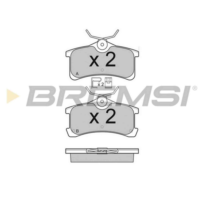 BP3107.JPG Kit Pastiglie Freno Posteriore Toyota Avensis (t22) Bp3107 04466-02010 S.f. Akebono Bremsi