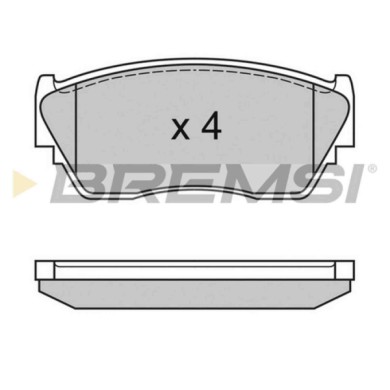 BP3125.JPG Kit Pastiglie Freno Anteriore Nissan 100 Nx Sunny Iii Sunny Iii Hatchback Sunny Iii Liftback Bp3125 41060-62c90 S.f. 