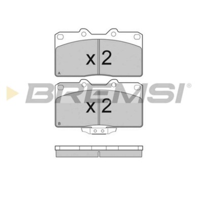 BP3128.JPG Kit Pastiglie Freno Anteriore Dodge Stealth 2 Volumi/coda Spiovente Mitsubishi 3000 Gt Coupú Bp3128 Mb857259 S.f. Sum